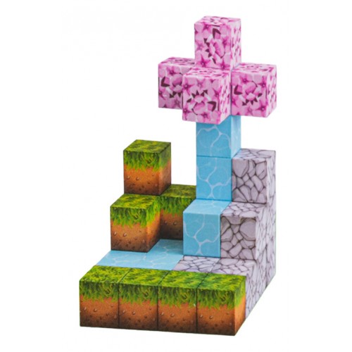 Sada magnetických kostek, bloků, 384 dílků.