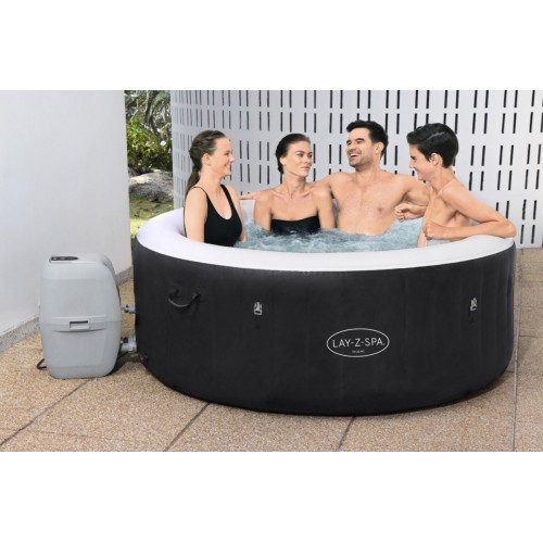 Miami Lay-Z-Spa Nafukovací Spa BESTWAY 4místný panelový filtr čerpadla