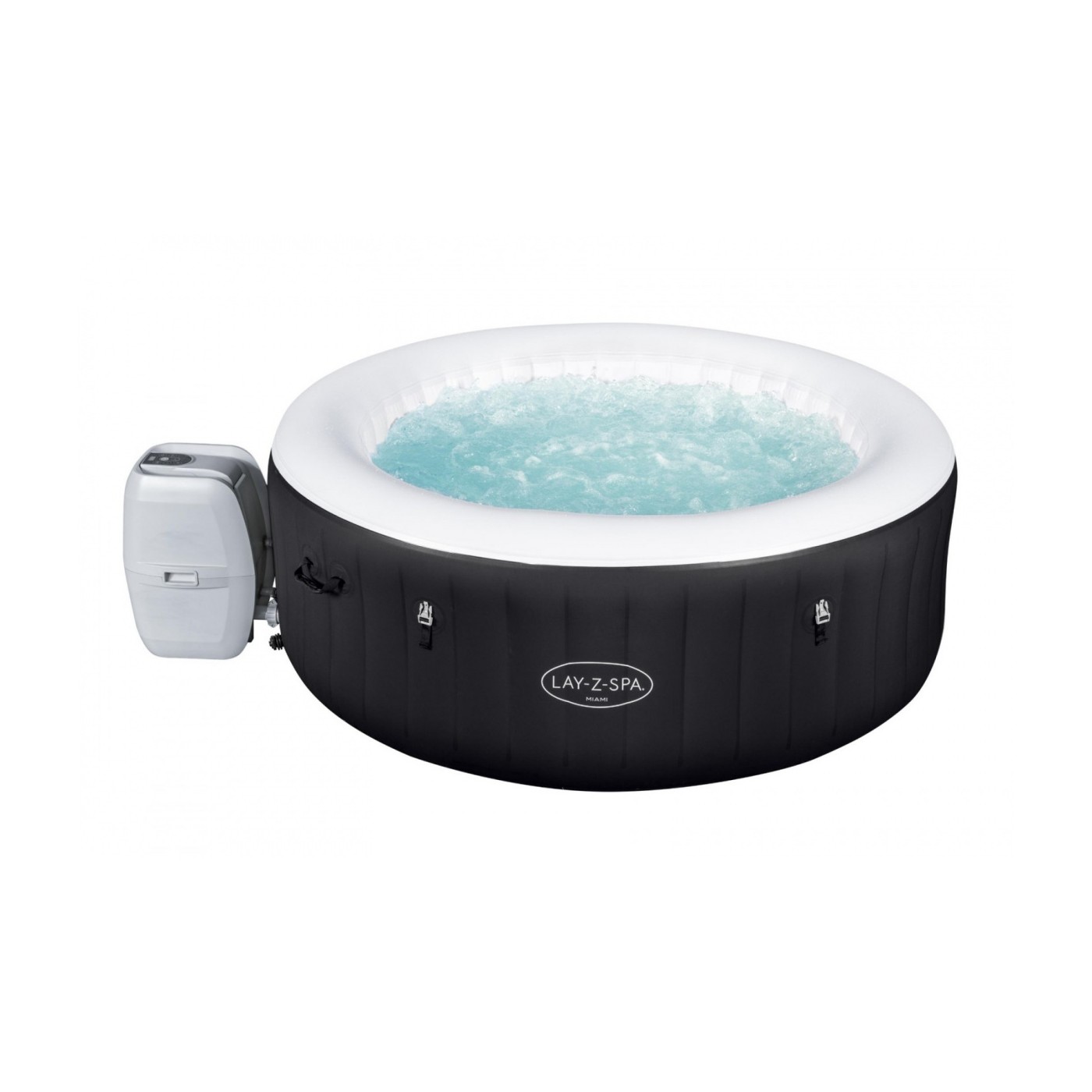 Miami Lay-Z-Spa Nafukovací Spa BESTWAY 4místný panelový filtr čerpadla