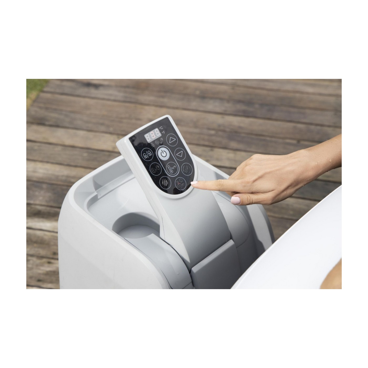 Miami Lay-Z-Spa Nafukovací Spa BESTWAY 4místný panelový filtr čerpadla