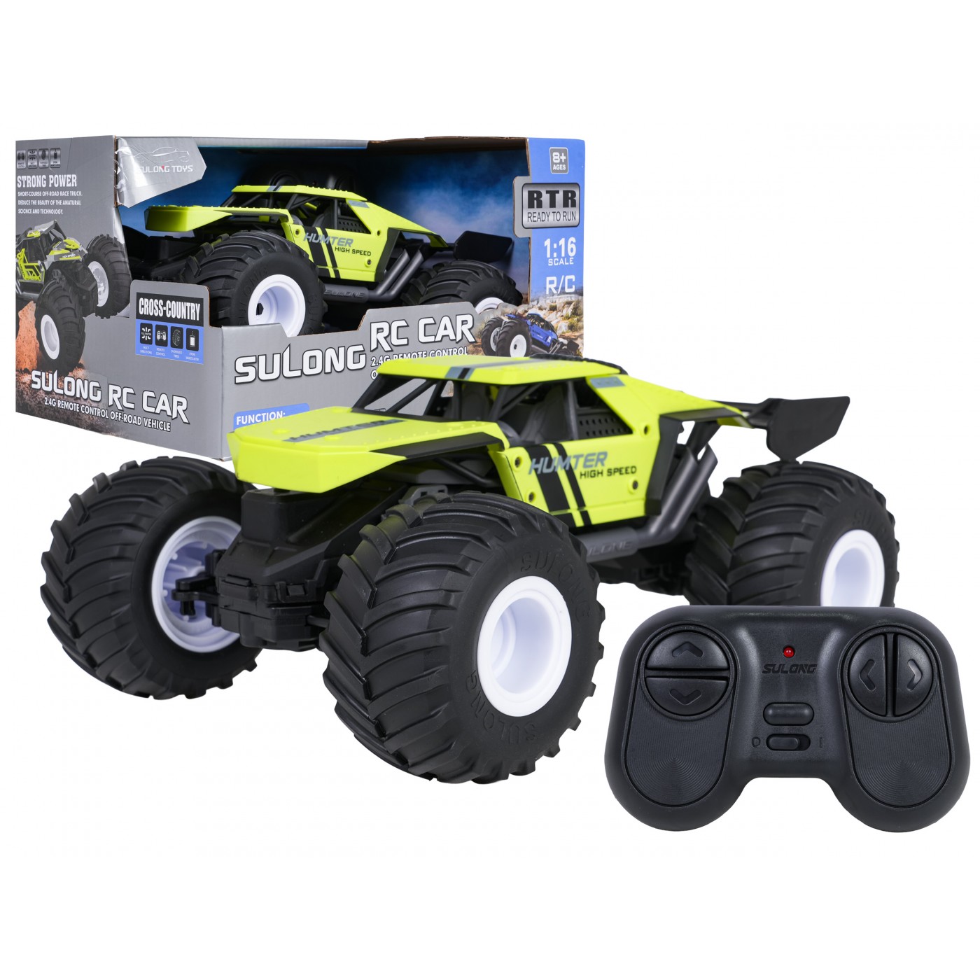 RC Crawler 1:16 HUNTER Zelená