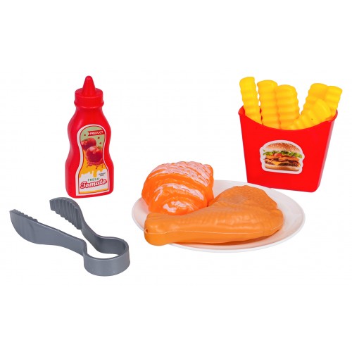 Vzduchová fritéza se světly a zvuky + příslušenství