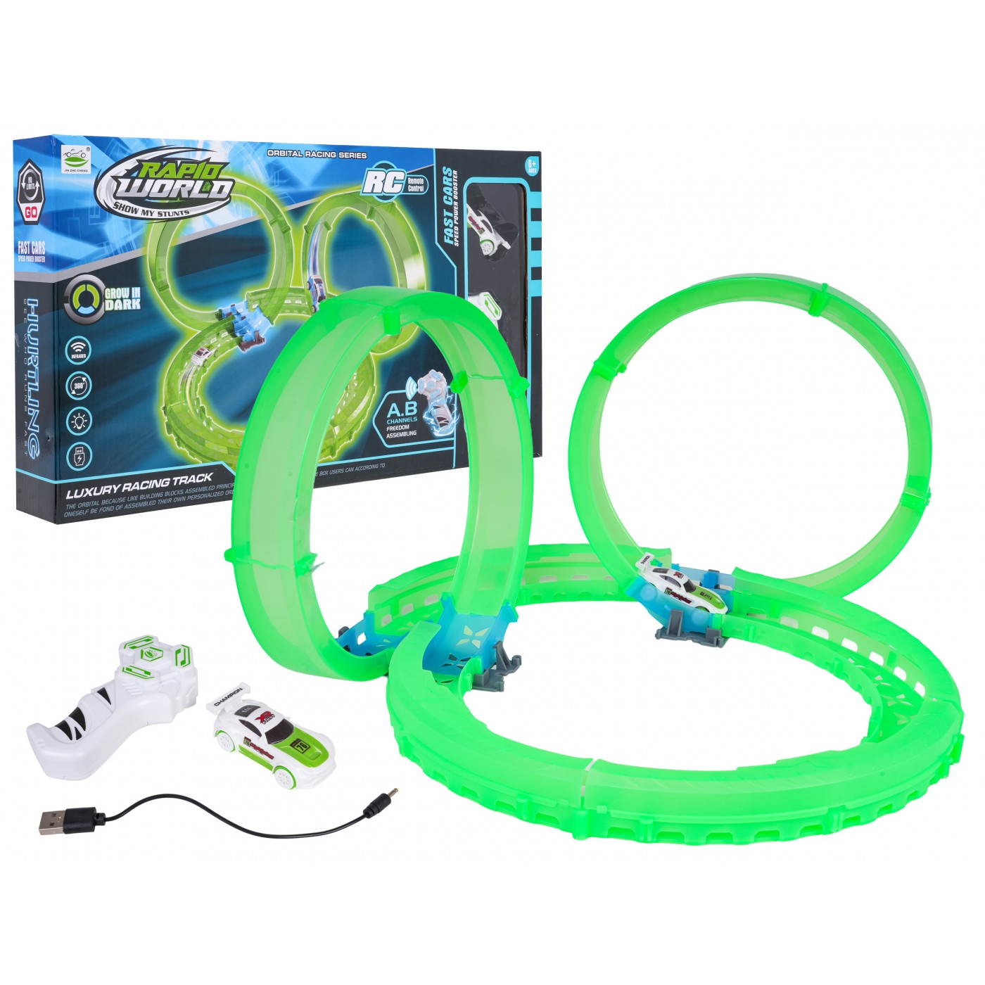Závodní dráha Glow in the Dark 25ks.
