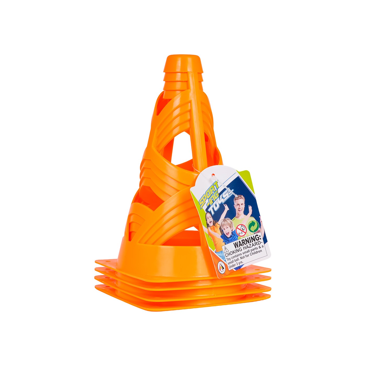 Oranžové šišky 4ks.