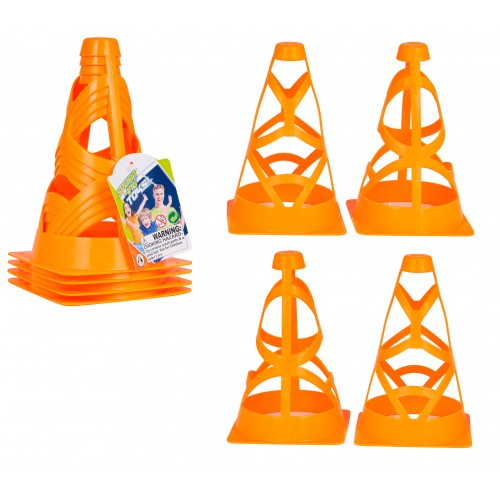 Oranžové šišky 4ks.
