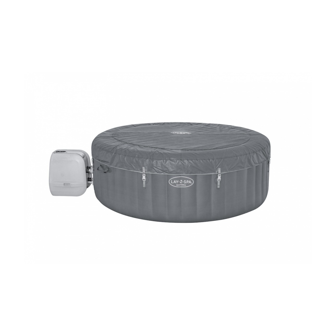 Santorini Lay-Z-Spa HydroJet Pro Garden Jacuzzi BESTWAY 7místné čerpadlo LED 5 polštářů