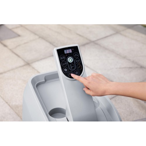 Santorini Lay-Z-Spa HydroJet Pro Garden Jacuzzi BESTWAY 7místné čerpadlo LED 5 polštářů
