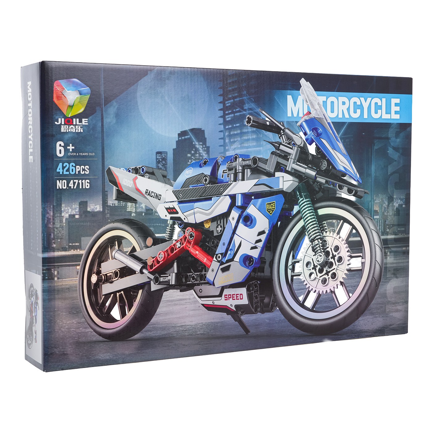 Sada stavebních kostek na motorku 426 ks.