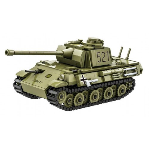 Sada stavebních kostek Zelený tank, 638 dílků.
