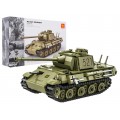 Sada stavebních kostek Zelený tank, 638 dílků.