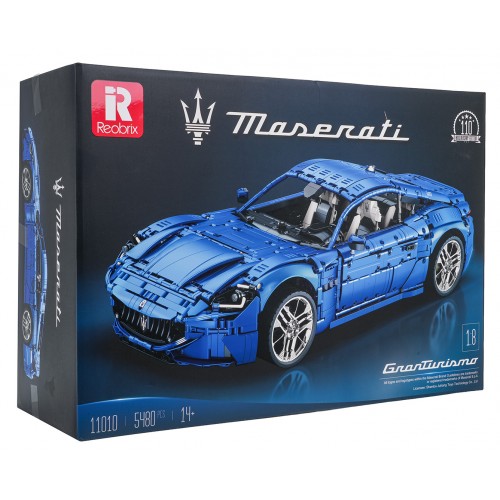 Sada kostek vozidla Maserati modrá 5480 dílků.