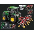 Sada stavebních kostek Zelený traktor + příslušenství 1828 dílků.