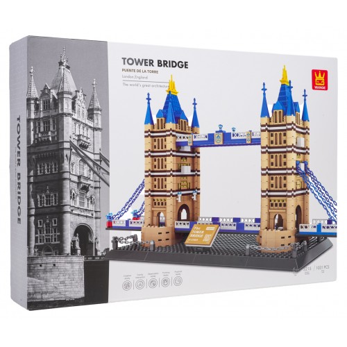 Sada budov Tower Bridge, 1054 dílků.