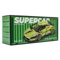 Sada sportovních aut, zelená, 470 dílků.