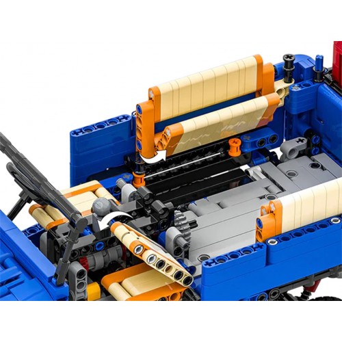 Sada bloků pro terénní vozidla 2087 kusů. Modrý