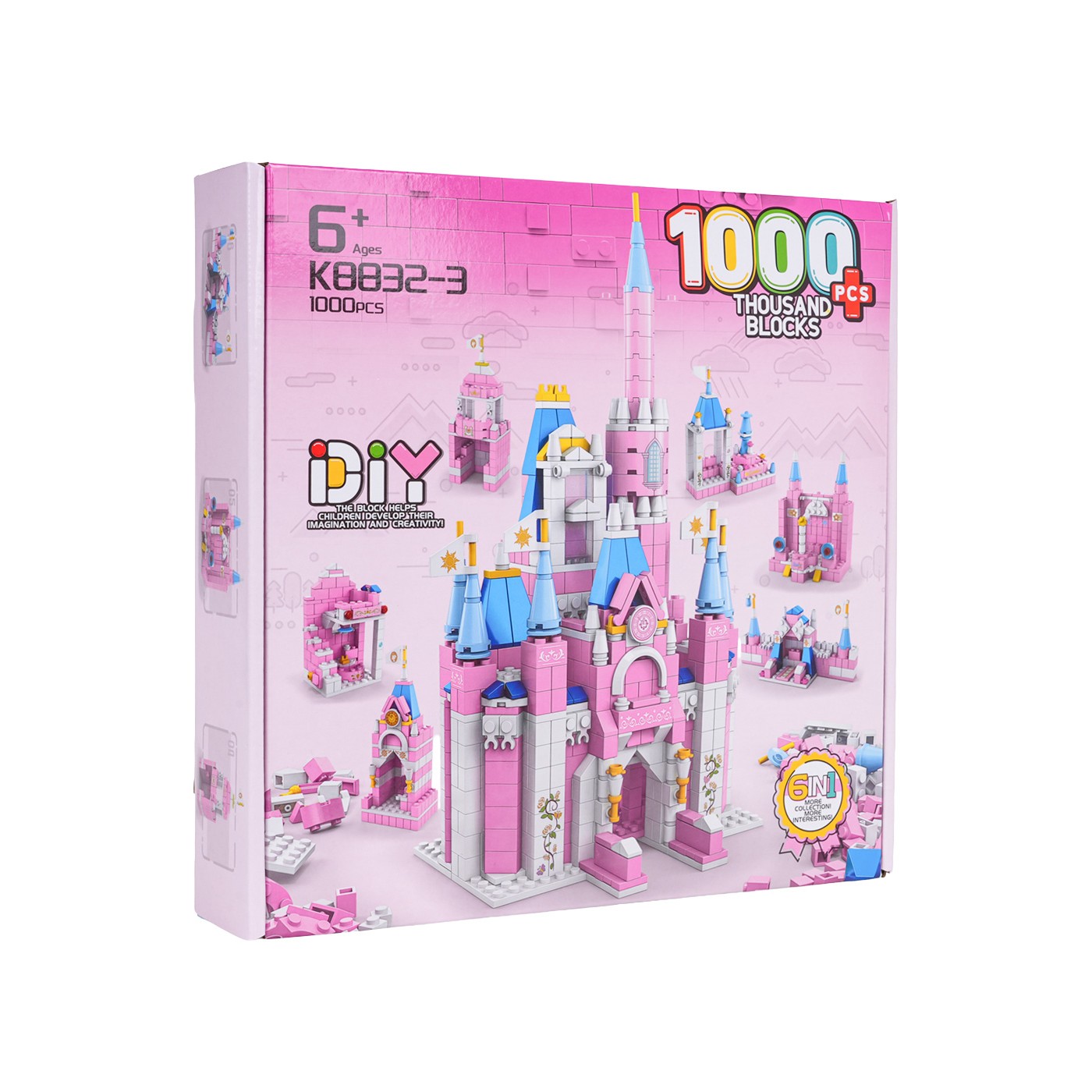 1000 dílná stavebnice Princezna Castle