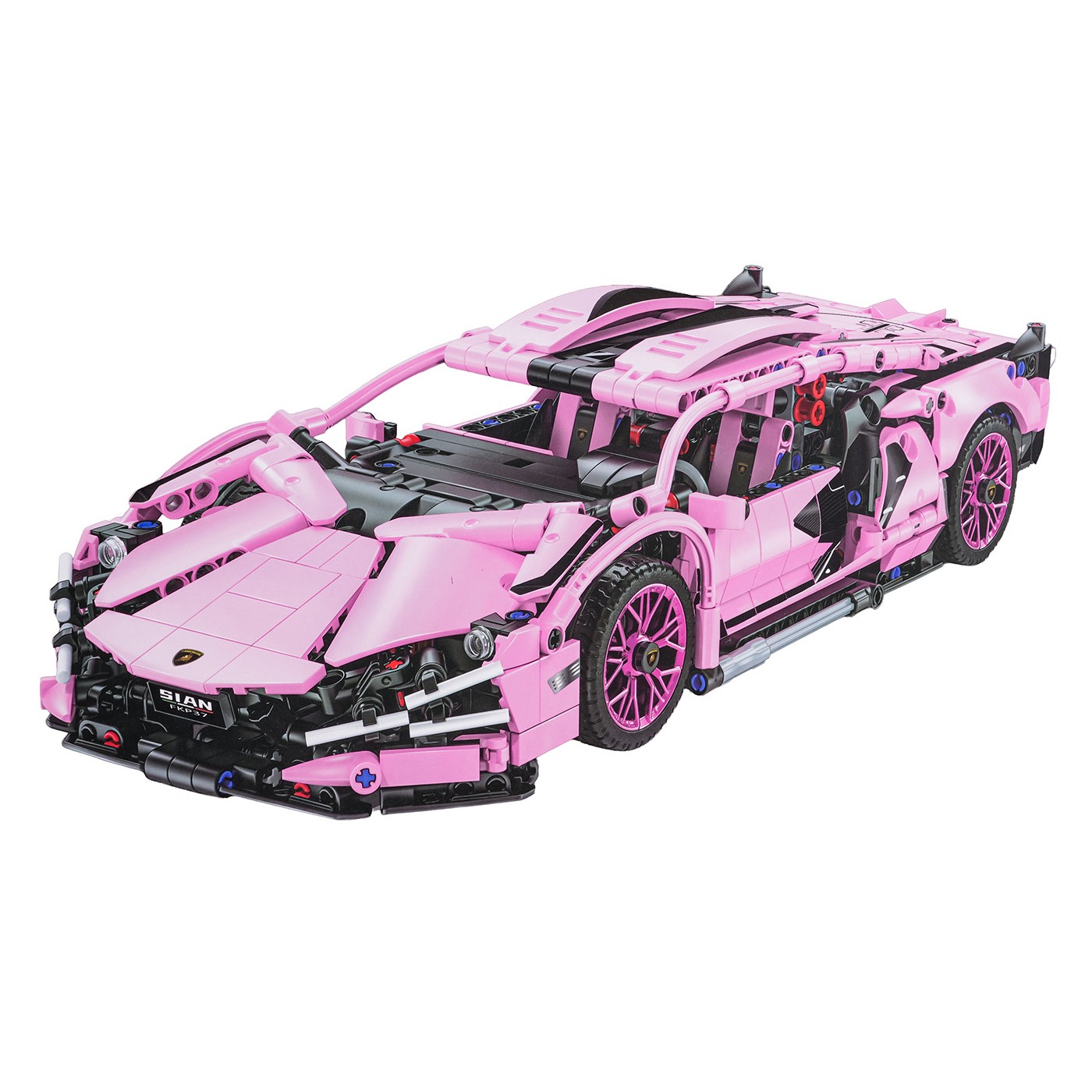 Bloky do sportovních aut Růžové 1280ks.