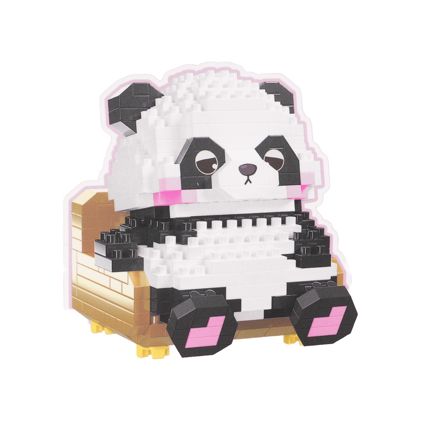 Sada 9 figurek MEGA Panda