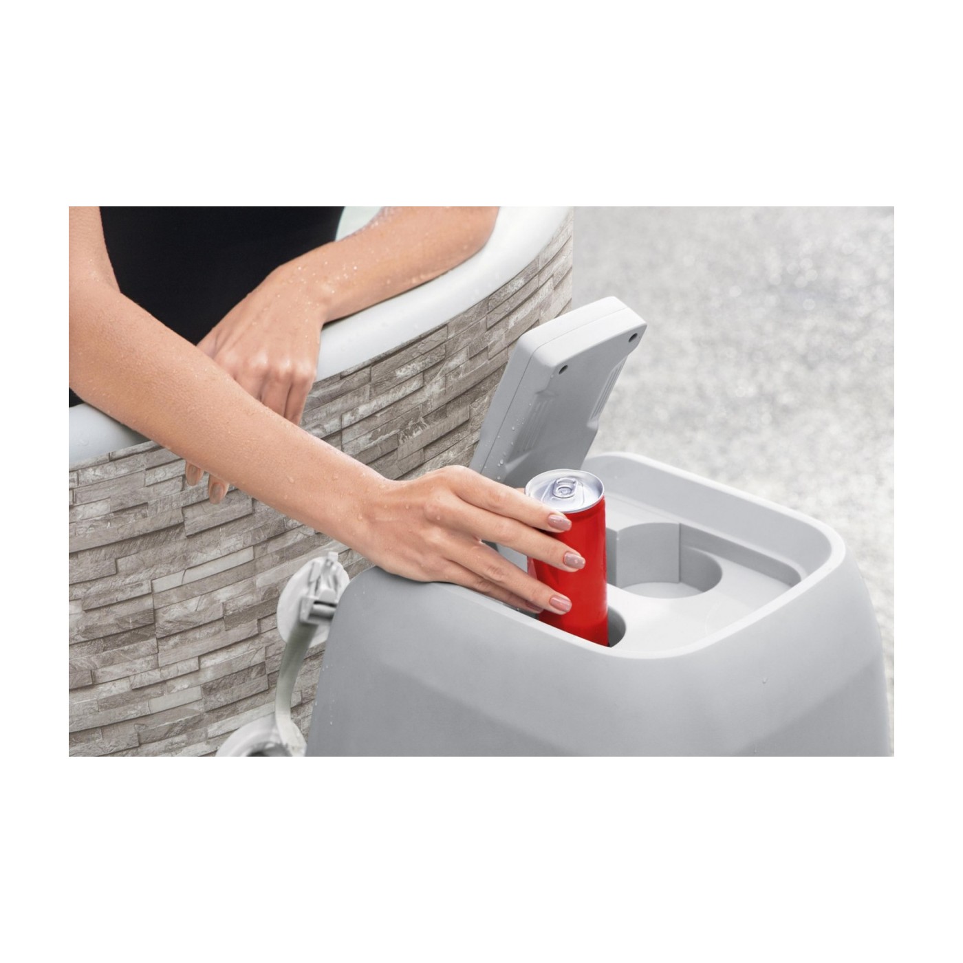 Vancouver Lay-Z-Spa AirJet Plus Spa Nafukovací 5místná masážní pumpa BESTWAY