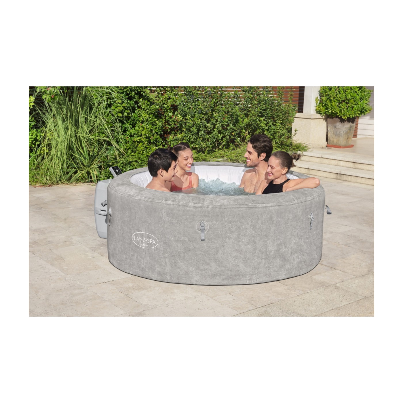 Curych Lay-Z-Spa AirJet Spa Celoroční BESTWAY 4místné + čerpadlo + EnergySense