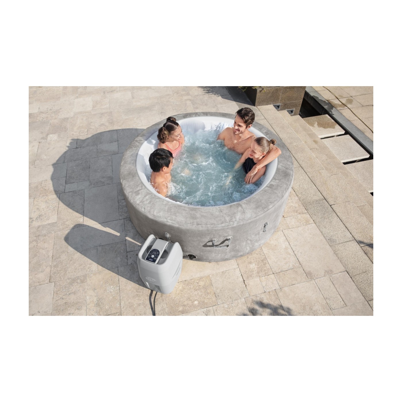 Curych Lay-Z-Spa AirJet Spa Celoroční BESTWAY 4místné + čerpadlo + EnergySense