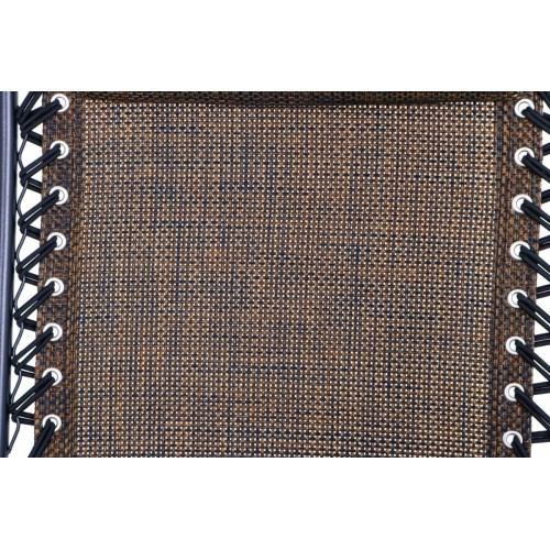 Lezak pro zahradu a pláž Chocolate Headboard Stojan Nastavení sklonu