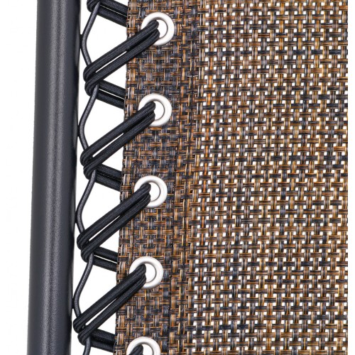 Lezak pro zahradu a pláž Chocolate Headboard Stojan Nastavení sklonu