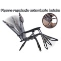 Lezak pro zahradu a pláž Chocolate Headboard Stojan Nastavení sklonu