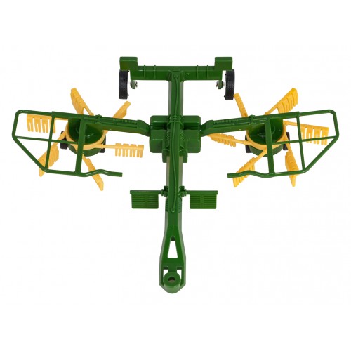copy of Červený R/C traktor s Traktor + hrábě na dálkové ovládání 1:24 Červený