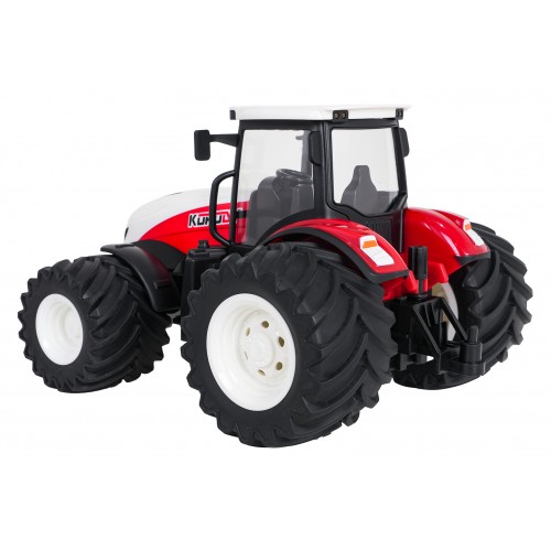copy of Červený R/C traktor s Traktor + hrábě na dálkové ovládání 1:24 Červený