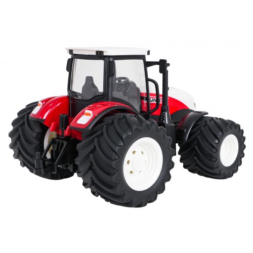 copy of Červený R/C traktor s Traktor + hrábě na dálkové ovládání 1:24 Červený