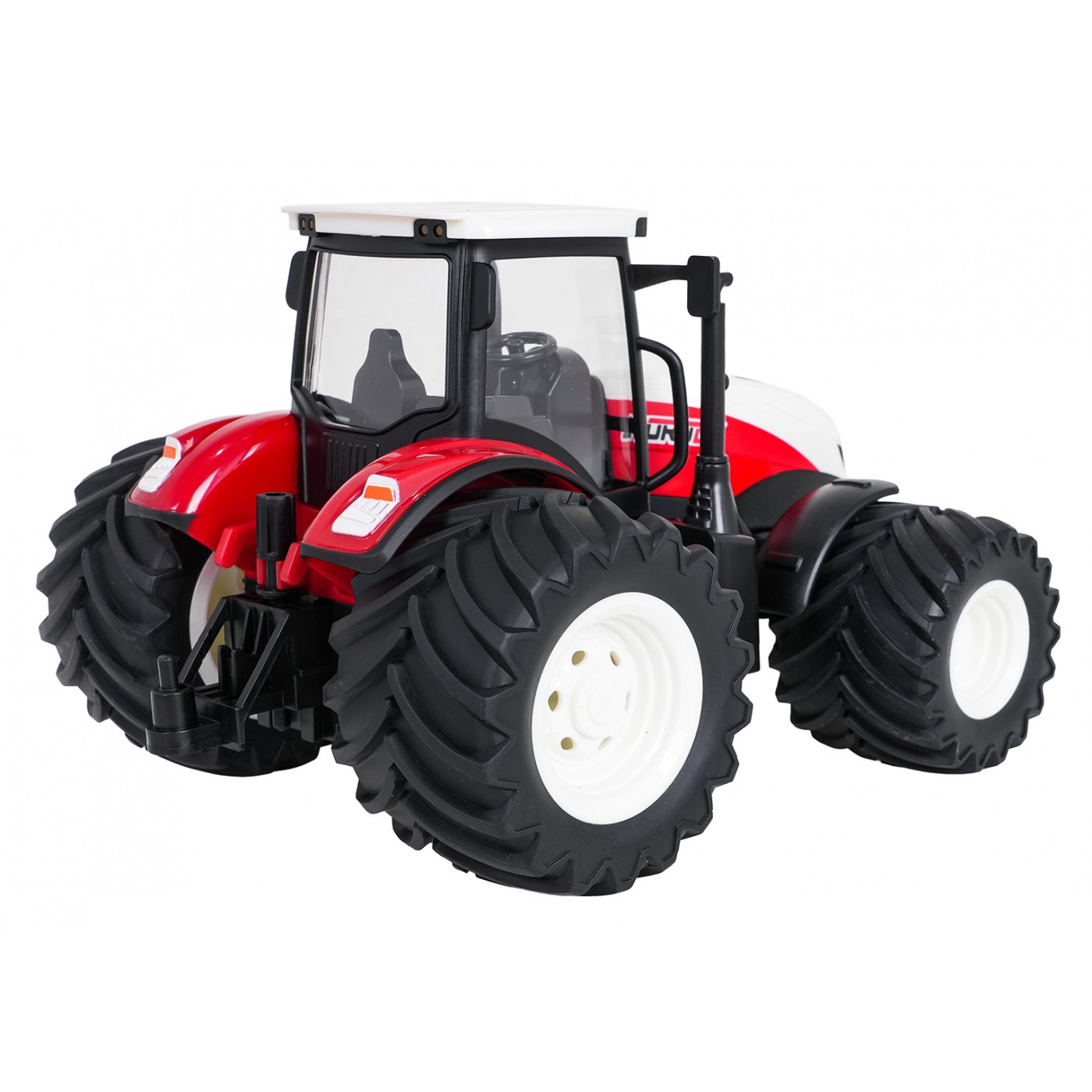 copy of Červený R/C traktor s Traktor + hrábě na dálkové ovládání 1:24 Červený