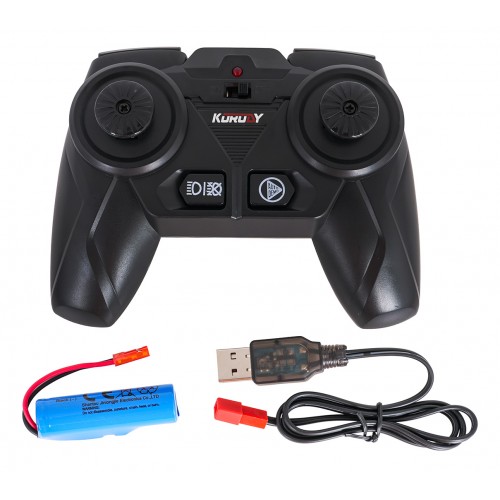 R/C červený traktor s turem
