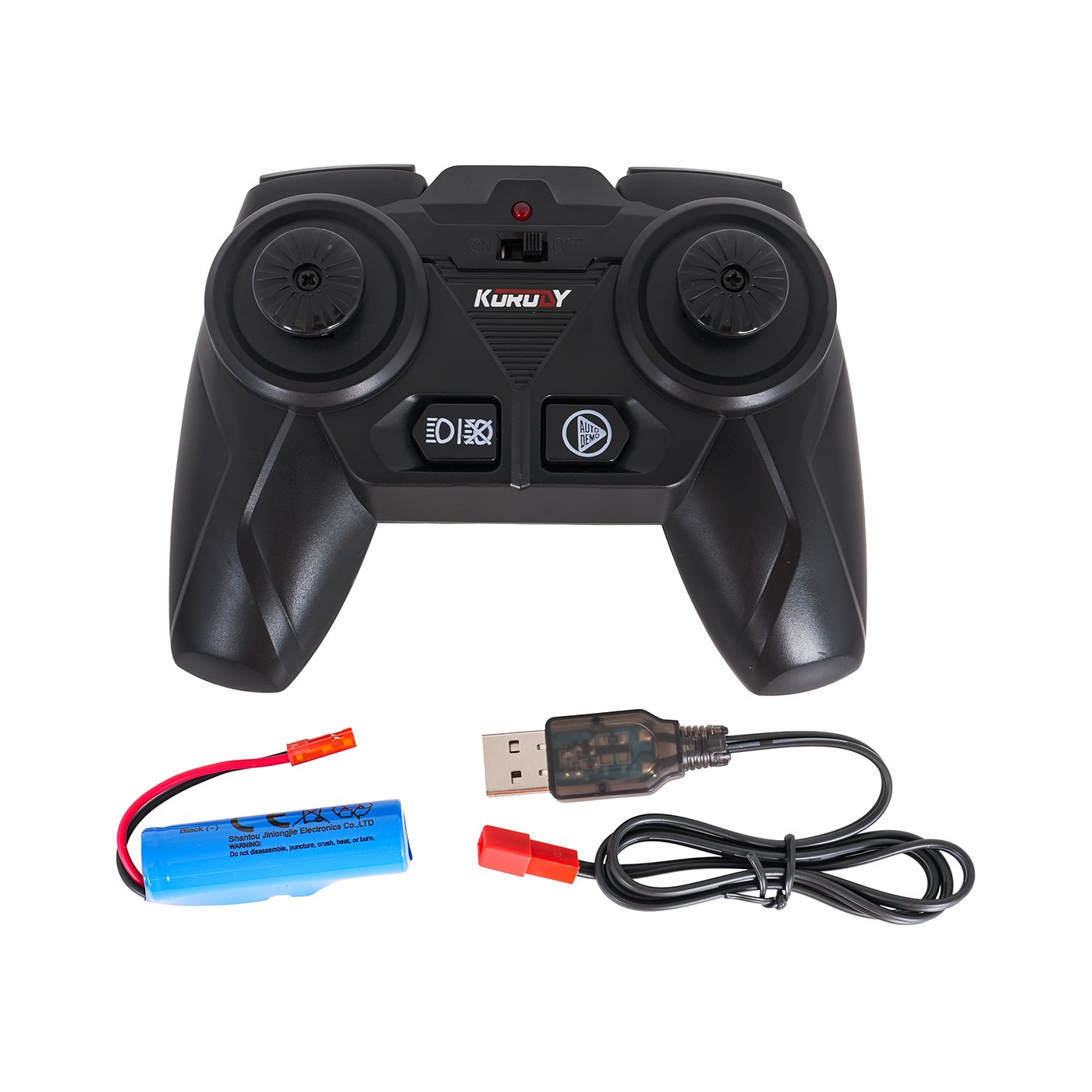 R/C červený traktor s turem