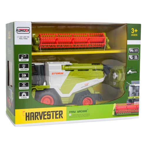 copy of Červený R/C traktor s nakladačem