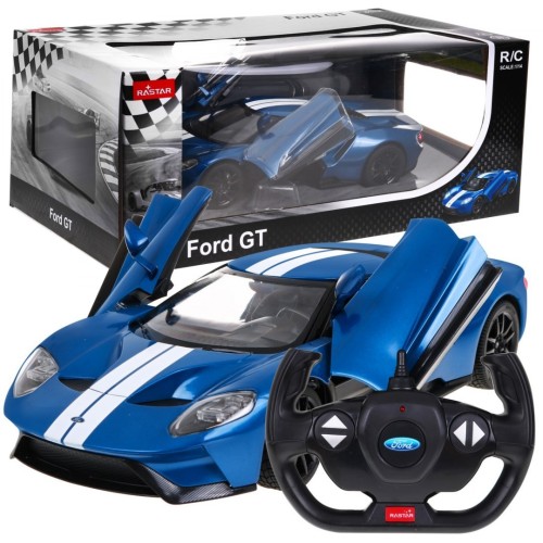 Ford GT modrý RASTAR model 1:14 Dálkové ovládání Auto + 2.4GHz Dálkové ovládání