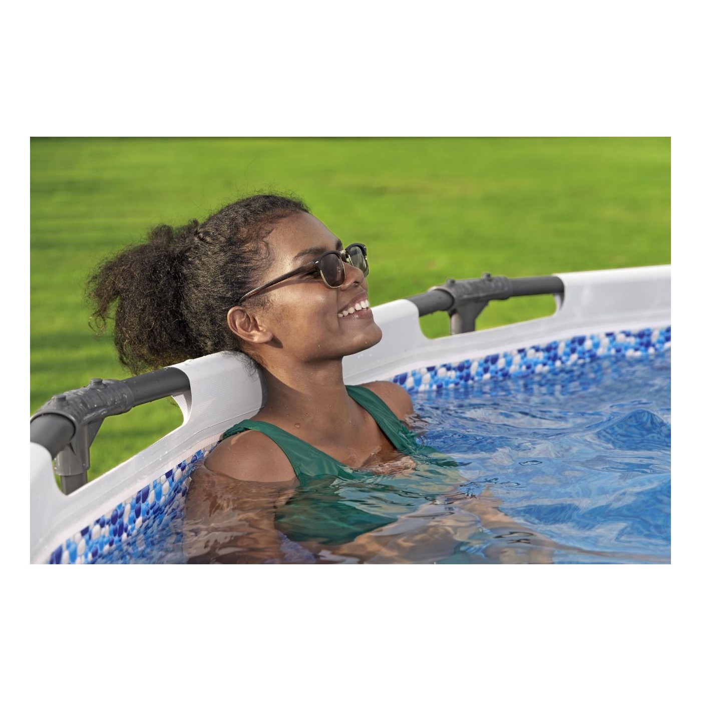 Steel Pro MAX Rack Pool 366x100 Šedý 12ft BESTWAY 4v1 + Pumpa Filtr + Žebřík