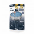 Steel Pro MAX Rack Pool 427x84 14 stop BESTWAY 3v1 + čerpadlo + filtr II