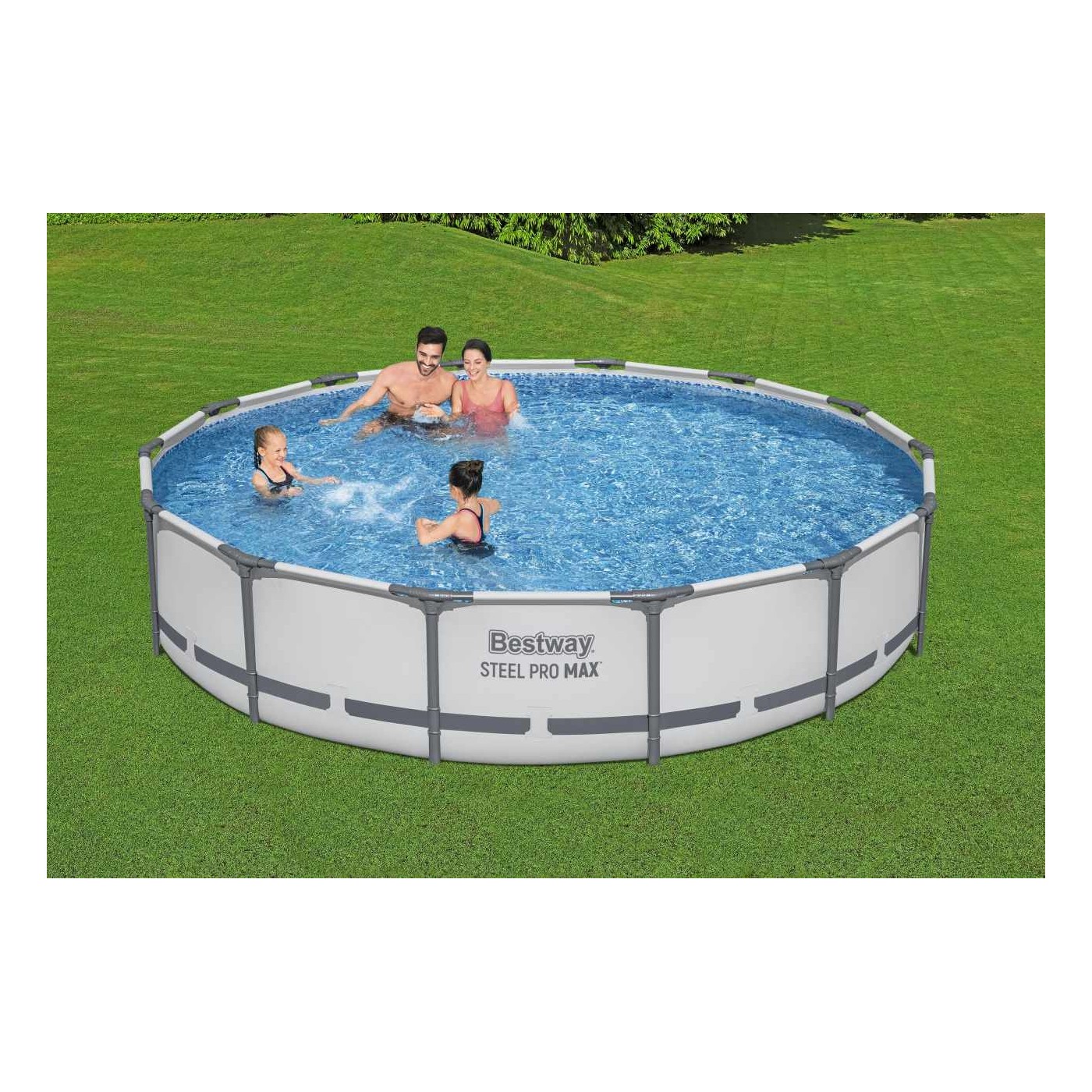 Steel Pro MAX Rack Pool 427x84 14 stop BESTWAY 3v1 + čerpadlo + filtr II