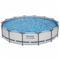 Steel Pro MAX Rack Pool 427x84 14 stop BESTWAY 3v1 + čerpadlo + filtr II