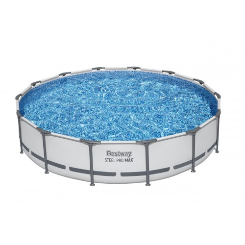 Steel Pro MAX Rack Pool 427x84 14 stop BESTWAY 3v1 + čerpadlo + filtr II