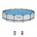 Steel Pro MAX Rack Pool 427x84 14 stop BESTWAY 3v1 + čerpadlo + filtr II