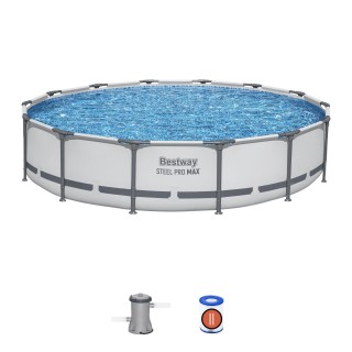 Steel Pro MAX Rack Pool 427x84 14 stop BESTWAY 3v1 + čerpadlo + filtr II