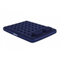 Nafukovací matrace na spaní pro 2 osoby BESTWAY 203x152x22cm Queen Flocked + čerpadlo + 2 polštáře