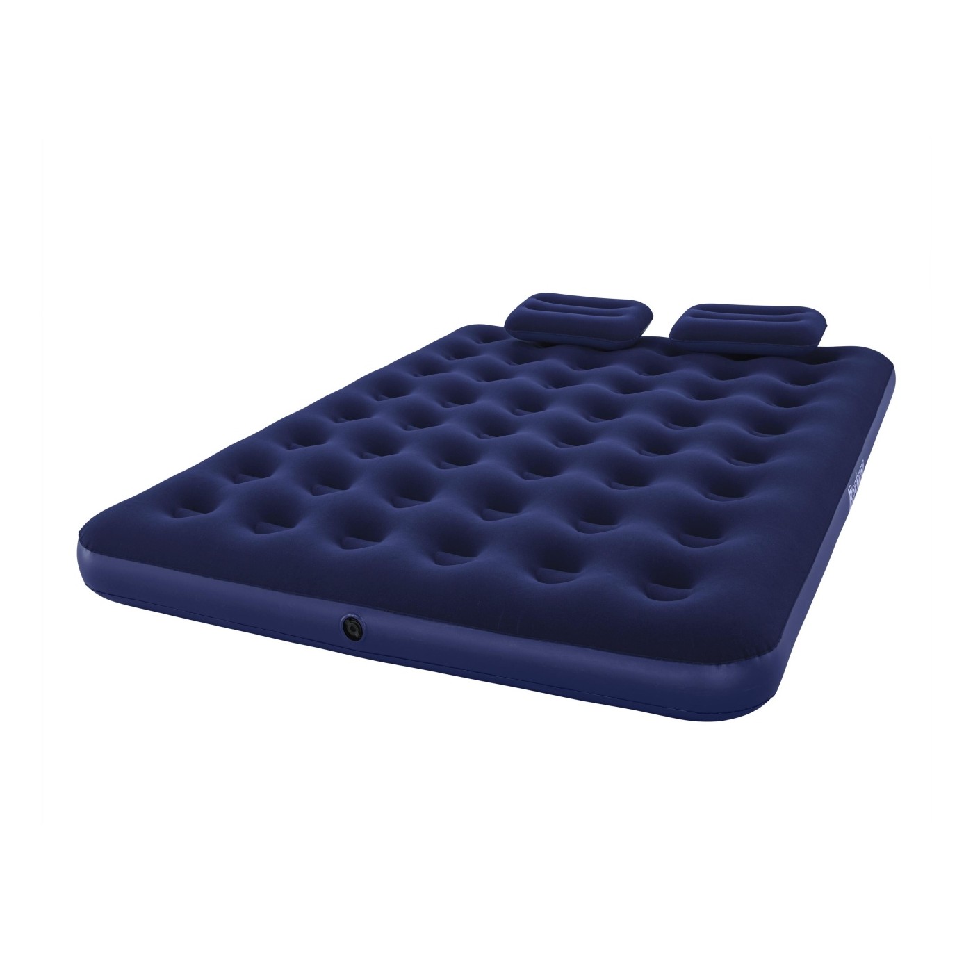 Nafukovací matrace na spaní pro 2 osoby BESTWAY 203x152x22cm Queen Flocked + čerpadlo + 2 polštáře