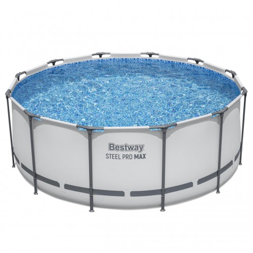 Steel Pro MAX Rack Pool 366x122 12ft BESTWAY 5v1 + Pumpa Filtr + Žebřík