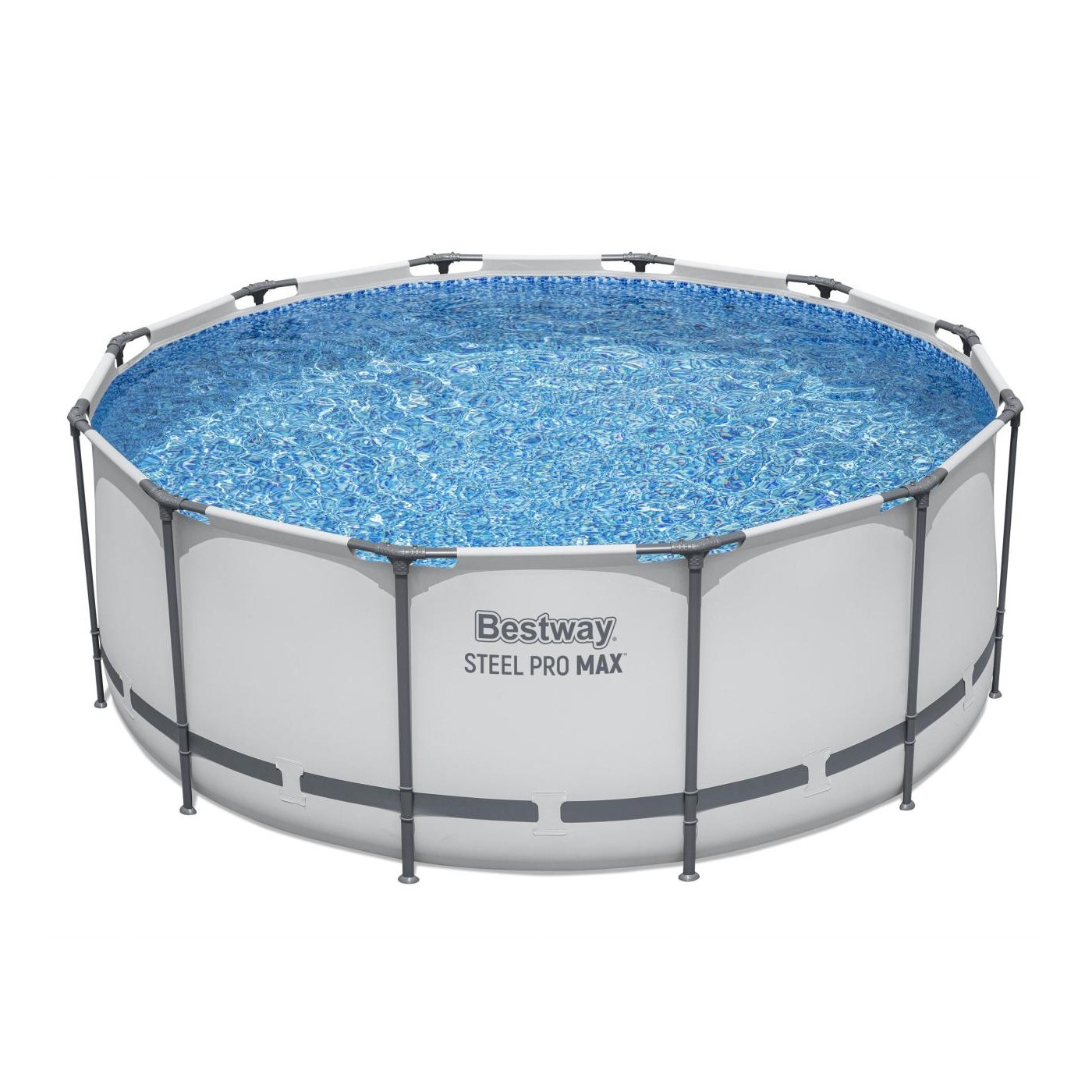 Steel Pro MAX Rack Pool 366x122 12ft BESTWAY 5v1 + Pumpa Filtr + Žebřík