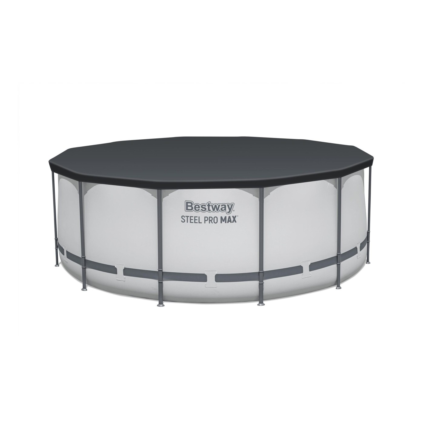 Steel Pro MAX Rack Pool 366x122 12ft BESTWAY 5v1 + Pumpa Filtr + Žebřík