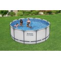 Steel Pro MAX Rack Pool 366x122 12ft BESTWAY 5v1 + Pumpa Filtr + Žebřík