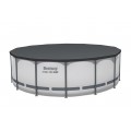 Steel Pro MAX Rack Pool 427x122 Šedá 14 stop BESTWAY 5v1 + Příslušenství